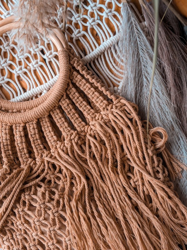 Macramé wall décor