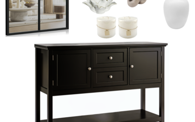 5 Great Tips How to Decorate A Dark Console Table