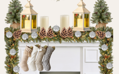 Beautiful Christmas Mantel Garland Ideas