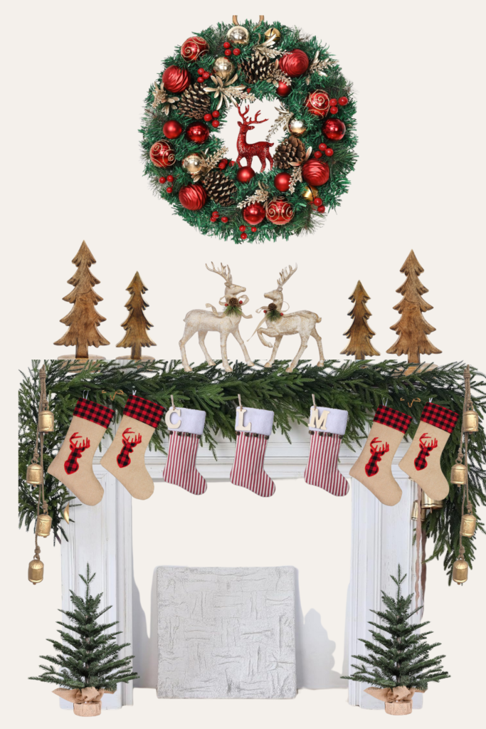 christmas mantel garland ideas