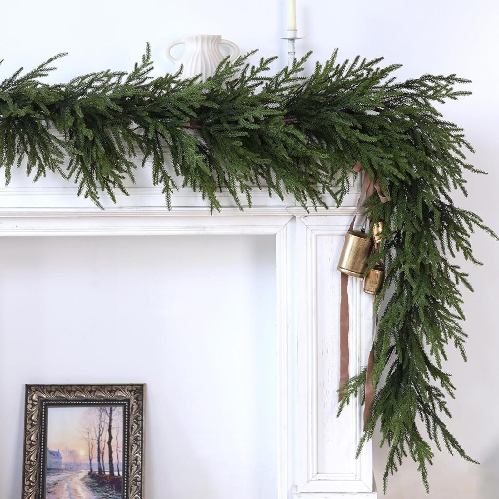 christmas mantel garland ideas