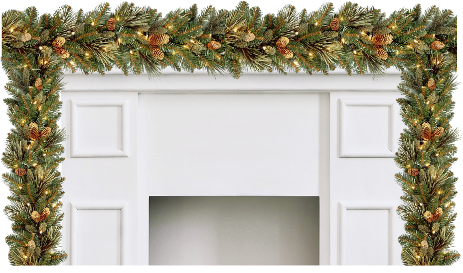 christmas mantel garland ideas