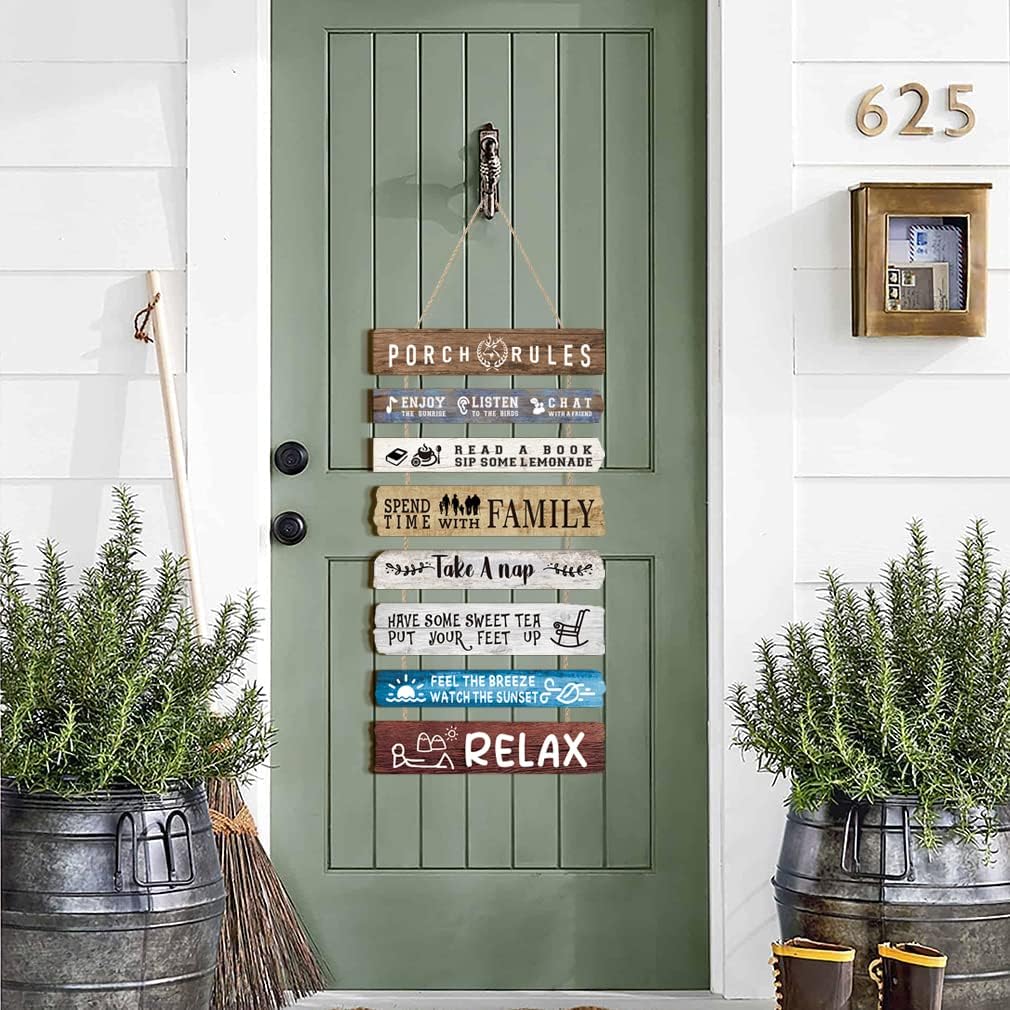 front door spring décor