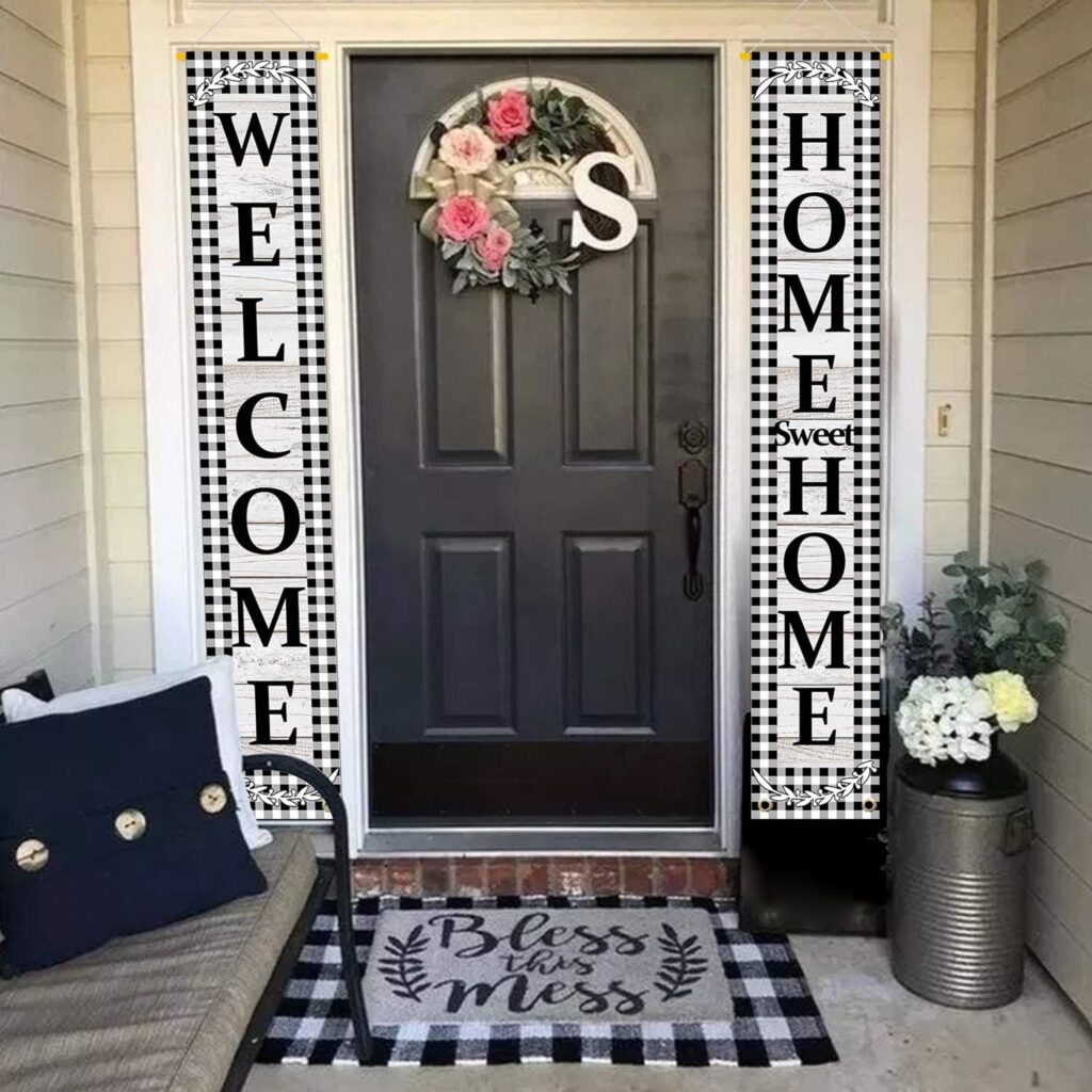 spring decor for front porch