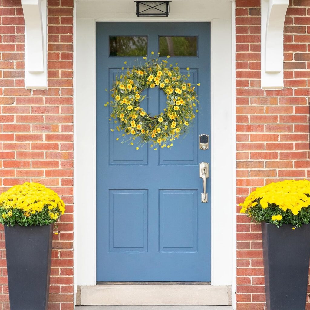 spring decor for front porch