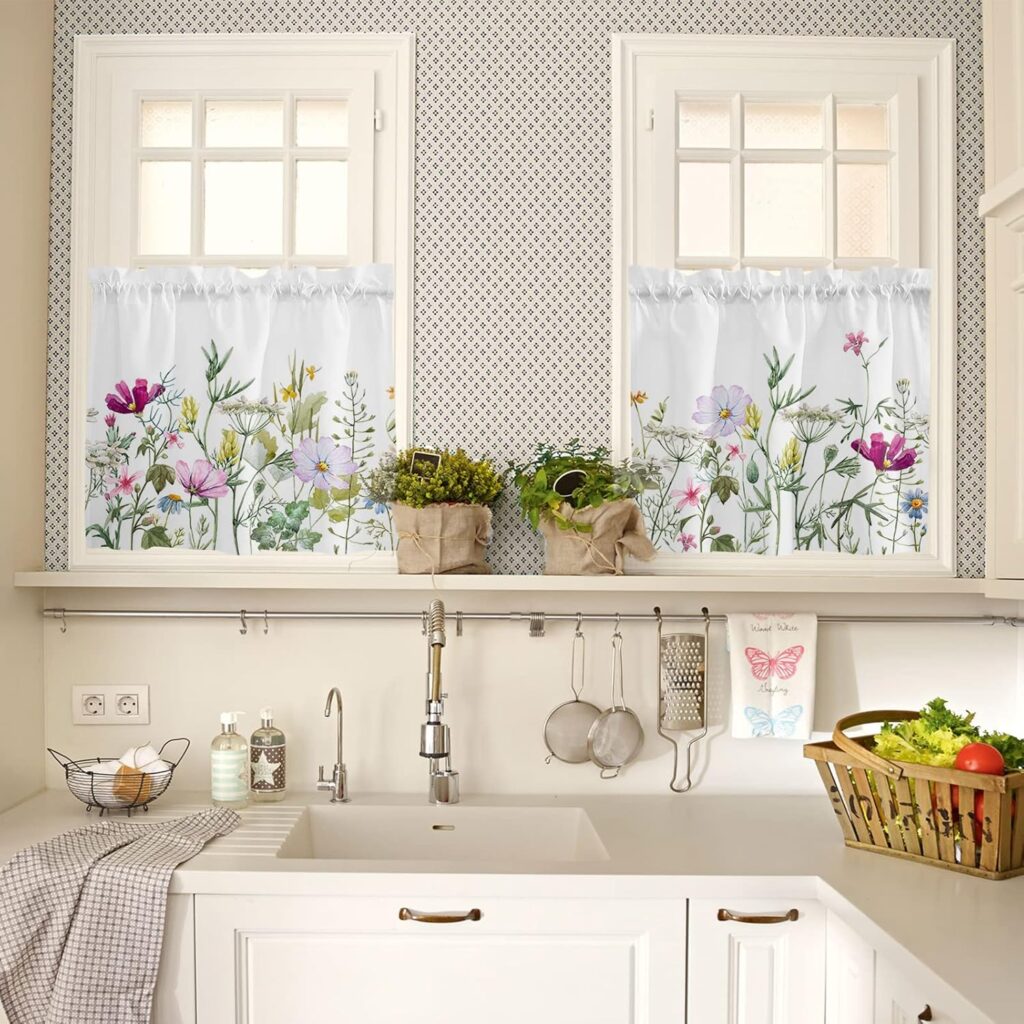 spring kitchen curtains 